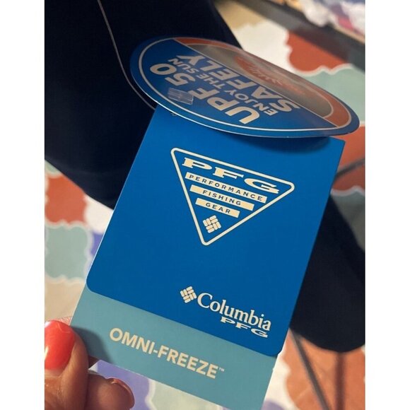 Columbia NWT Navy Blue UPF 50 Sleeveless Scoop Neck Dress Omni Freeze Sz 3X - Picture 6 of 8